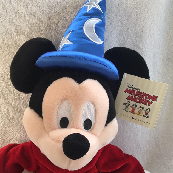 24" Sorcerers Apprentice Mickey Mouse Plush Milestone Mickey - Picture 2 of 5